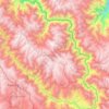 Topografische Karte Churcampa, Höhe, Relief