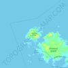 Topografische Karte Northern Island, Höhe, Relief