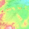 Topografische Karte Cercle Driouch Sud دائرة الدريوش الجنوبية, Höhe, Relief