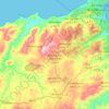 Topografische Karte Izemmouren ازمورن, Höhe, Relief