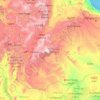 Topografische Karte Oromia, Höhe, Relief