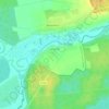 Topografische Karte Теребуты, Höhe, Relief