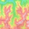Topografische Karte Neste de Rioumajou, Höhe, Relief