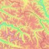 Topografische Karte Ghujerab mountains, Höhe, Relief