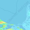 Topografische Karte Темрюкский залив, Höhe, Relief