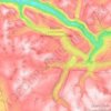 Topografische Karte Åmotan-Grøvudalen landskapsvernområde, Höhe, Relief