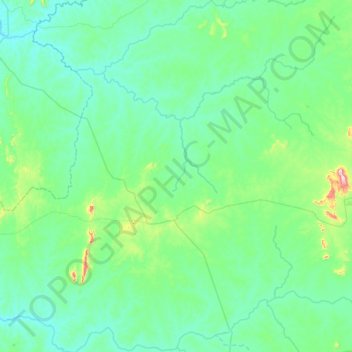 Topografische Karte Conceição do Tocantins, Höhe, Relief