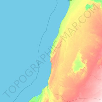 Topografische Karte Jraifia ⵊⵔⴰⵢⴼⵉⵢⴰ الجريفية, Höhe, Relief
