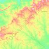 Topografische Karte Afrânio, Höhe, Relief