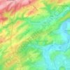 Topografische Karte Somme-Leuze, Höhe, Relief