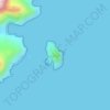 Topografische Karte Isla Alejandro, Höhe, Relief