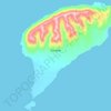Topografische Karte Isla Javier, Höhe, Relief