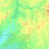 Topografische Karte Olorunda, Höhe, Relief