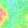 Topografische Karte Paso Robles, Höhe, Relief