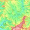 Topografische Karte 75031, Höhe, Relief