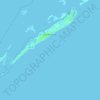 Topografische Karte Grand Isle, Höhe, Relief