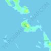 Topografische Karte Musha Cay, Höhe, Relief