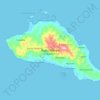 Topografische Karte Manipa Island, Höhe, Relief