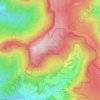 Topografische Karte Hessische Schweiz bei Meinhard, Höhe, Relief