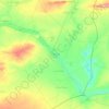 Topografische Karte Deir Ezzor, Höhe, Relief