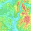 Topografische Karte Regenstauf, Höhe, Relief