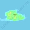 Topografische Karte Young Island, Höhe, Relief