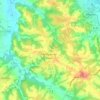 Topografische Karte Arblade-le-Haut, Höhe, Relief