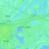 Topografische Karte Suzhou Industrial Park, Höhe, Relief