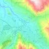 Topografische Karte Aspen, Höhe, Relief