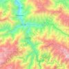 Topografische Karte Huayopata, Höhe, Relief