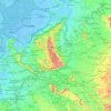 Topografische Karte Gueldre, Höhe, Relief