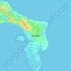 Topografische Karte Bonaire, Höhe, Relief
