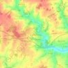 Topografische Karte Great Dunmow, Höhe, Relief