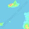 Topografische Karte Clare Island ED, Höhe, Relief