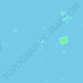Topografische Karte Broke, Höhe, Relief