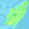Topografische Karte Daufuskie Island, Höhe, Relief