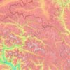 Topografische Karte Hunza, Höhe, Relief