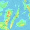 Topografische Karte 宿霧/宿务, Höhe, Relief