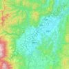 Topografische Karte Fukushima, Höhe, Relief