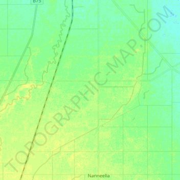 Topografische Karte Strathallan, Höhe, Relief