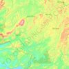 Topografische Karte Bắc Sơn, Höhe, Relief