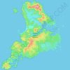 Topografische Karte Stewart Island / Rakiura, Höhe, Relief