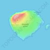 Topografische Karte Macauley Island, Höhe, Relief