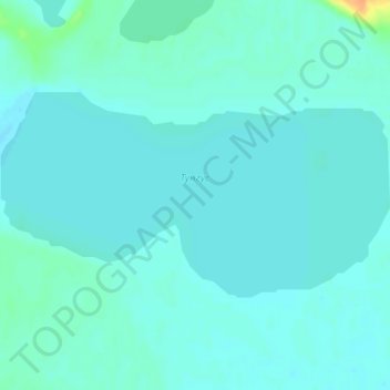 Topografische Karte Тунгус, Höhe, Relief