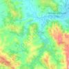Topografische Karte Oued Martil, Höhe, Relief