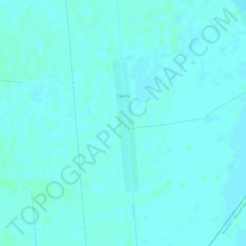 Topografische Karte Tiberia, Höhe, Relief