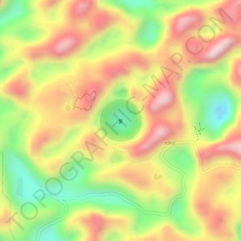Topografische Karte 五百米口径球面射电望远镜, Höhe, Relief