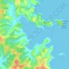 Topografische Karte Philip Island, Höhe, Relief