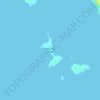 Topografische Karte Fisherman Island, Höhe, Relief