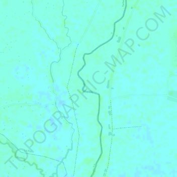 Topografische Karte Rio Chico, Höhe, Relief